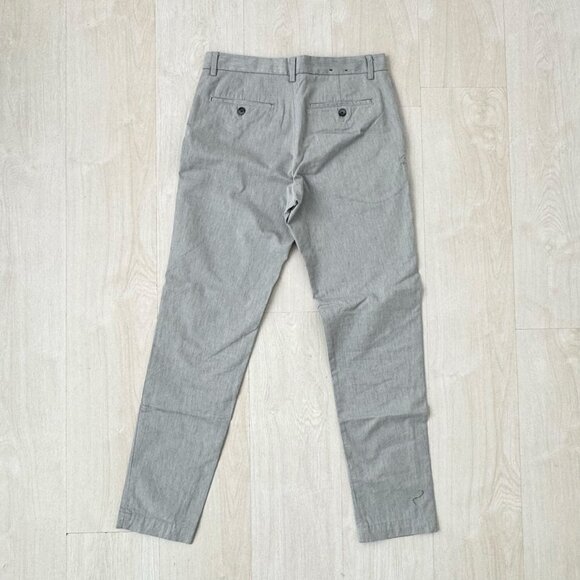Banana Republic Mens Slim Fit Grey Pin Stripe Pant Size 30x32 - Picture 3 of 3
